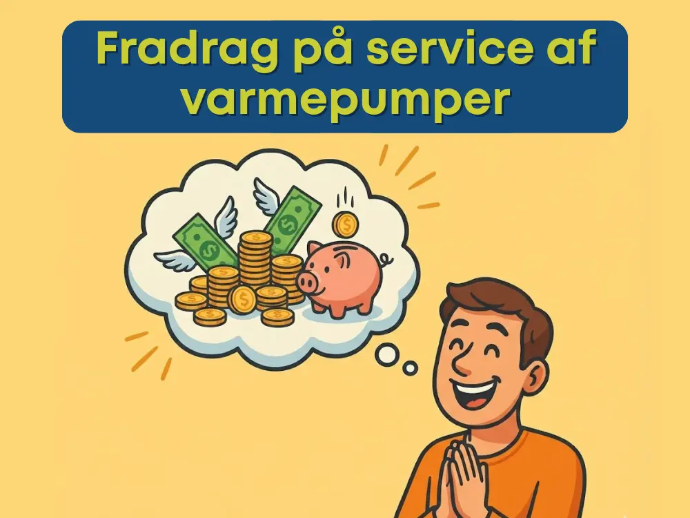 Fradrag på service af varmepumper