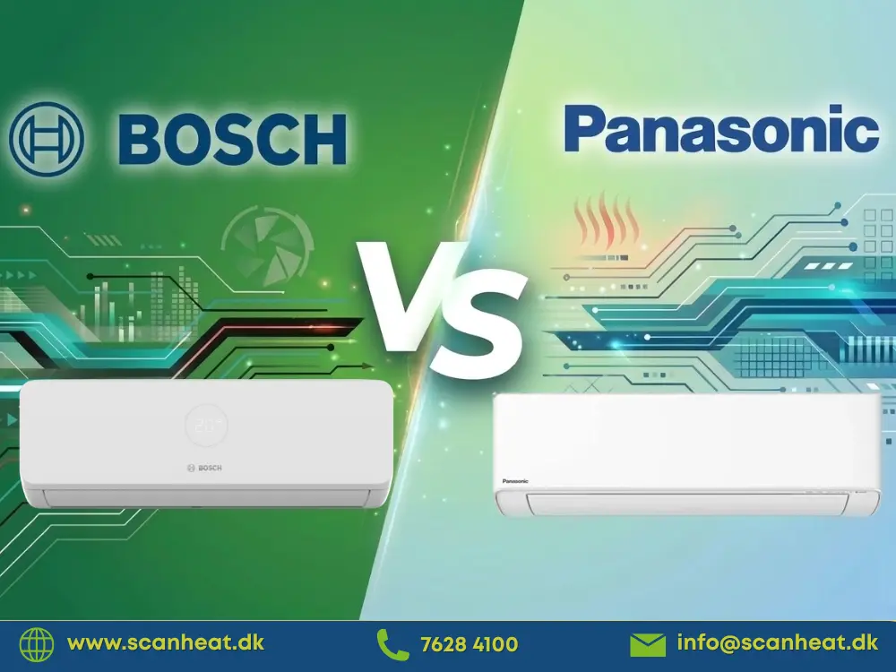 Panasonic varmepumpe vs. Bosch varmepumpe
