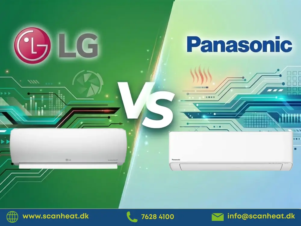 Panasonic varmepumpe vs. LG varmepumpe