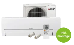 PAKKETILBUD - Mitsubishi HR25 COOL Aircondition